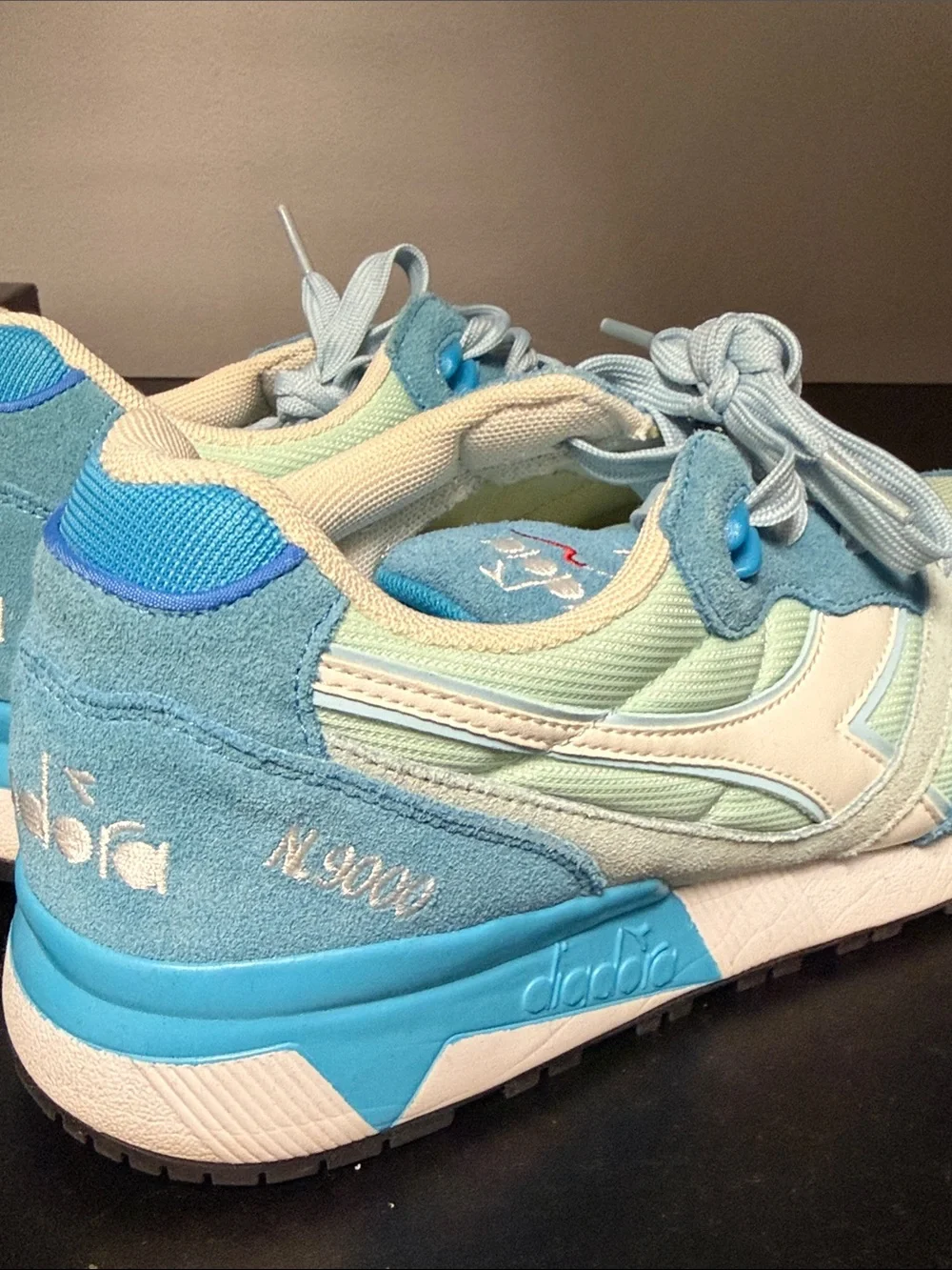 Diadora N9000 III RETRO Special Edition Sneakers Turquoise Size 9 US